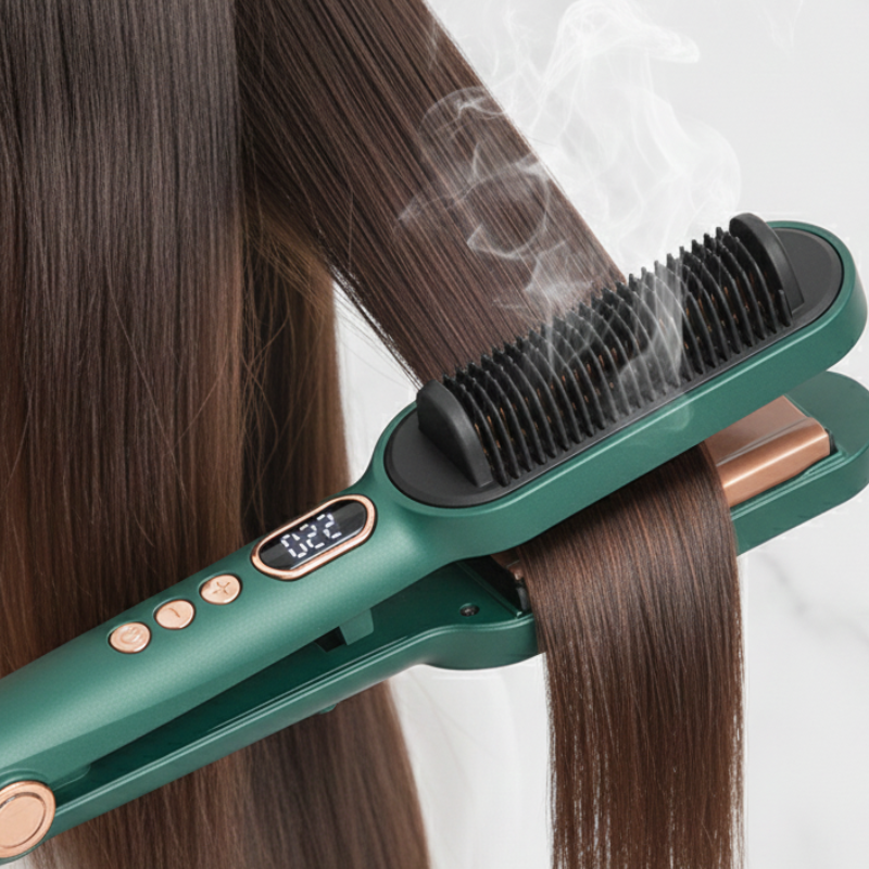 Cepillo plancha y ondulador 2 en 1